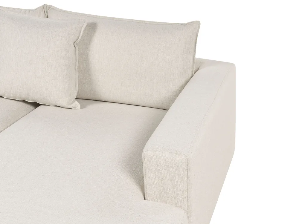 Ecksofa 5-Sitzer LILVIKEN Stoff Hellbeige_895258
