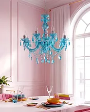 Kronleuchter KALANG L Blau_1164433