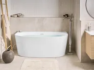 Badewanne PARNAIBA 150 x 79 cm Weiß_1027728