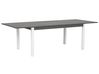 Ausziehbarer Gartentisch PANCOLE 168/248 cm 100 cm Metall Grau