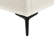 Schlafzimmer Set SEZANNE Bouclé Cremeweiß 180 x 200 cm_939829