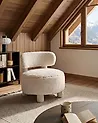 Sessel HAMINA Webpelz Hellbeige