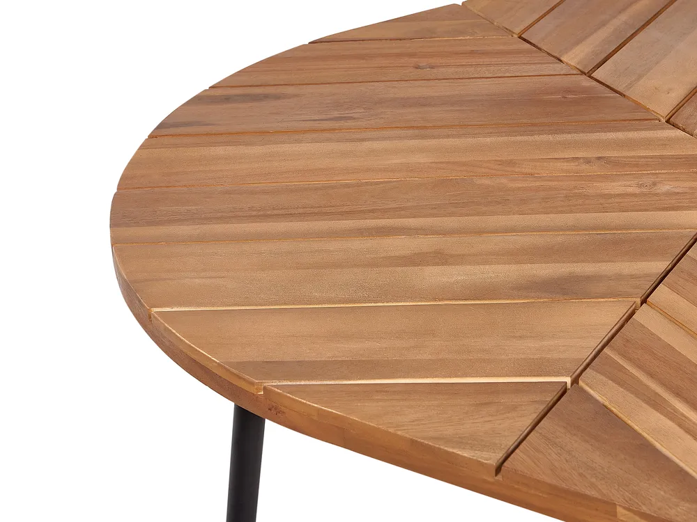 Gartentisch VARENNA 106 cm 103 cm Akazienholz Braun_933420