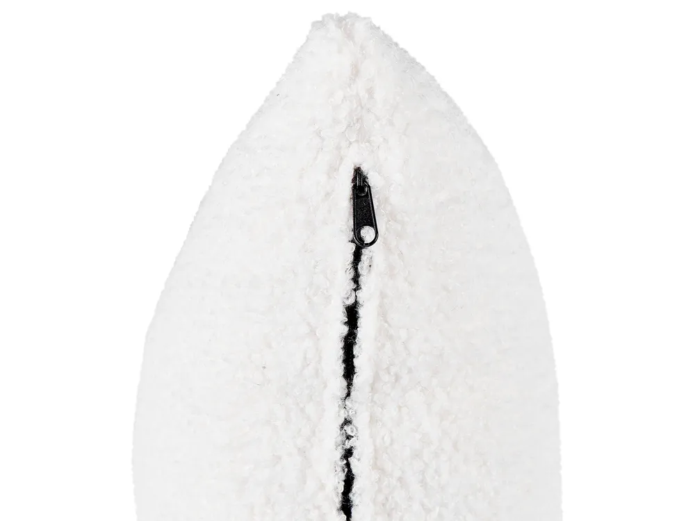 Sofa 4-Sitzer VENG Bouclé Cremeweiß_945104