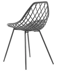 Set of 2 Dining Chairs CANTON Black_775160