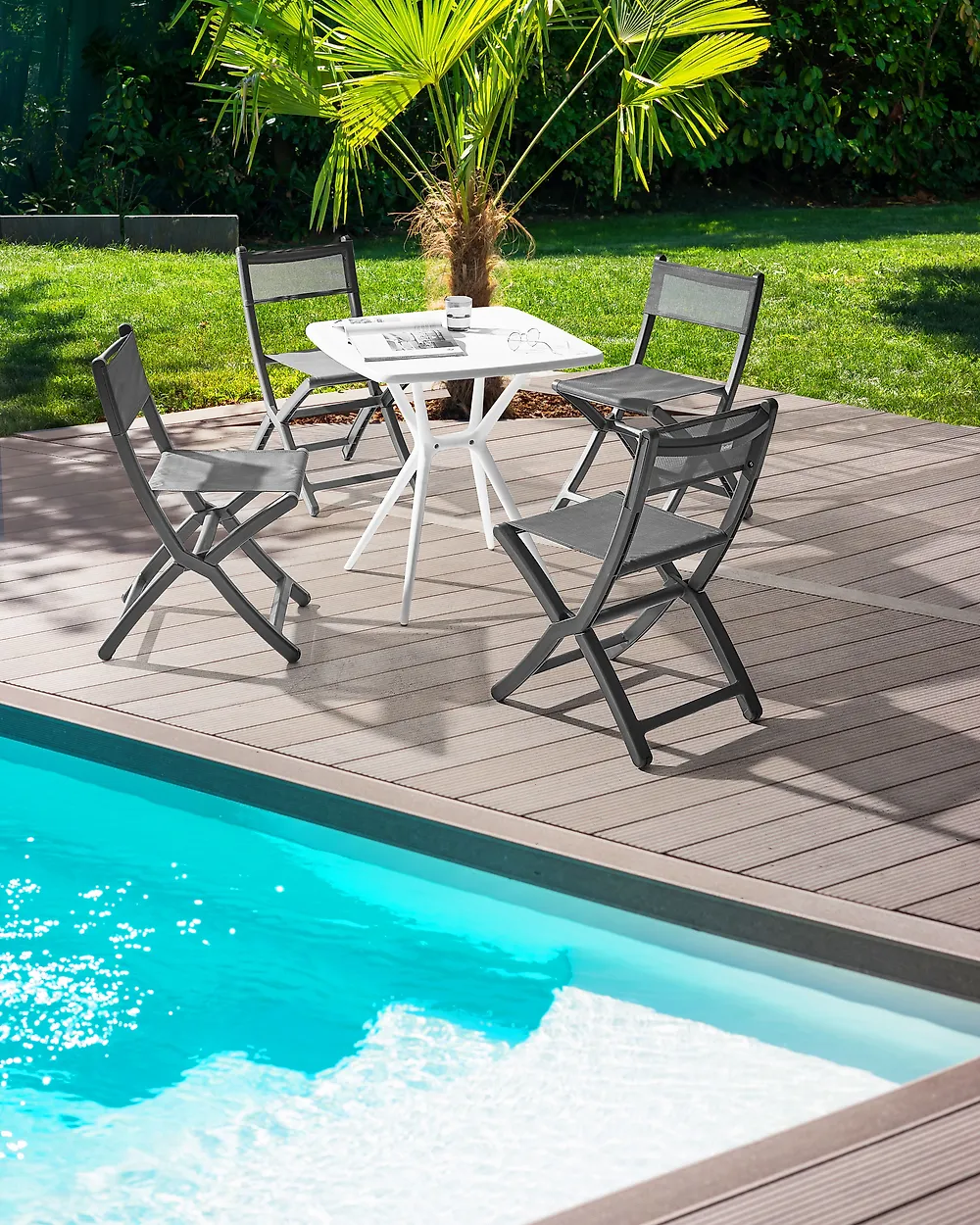 Gartenstuhl 4er Set TALCA Dunkelgrau_1184729