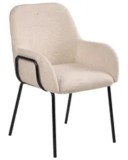 Esszimmerstuhl ALGONA Bouclé Hellbeige_1050165