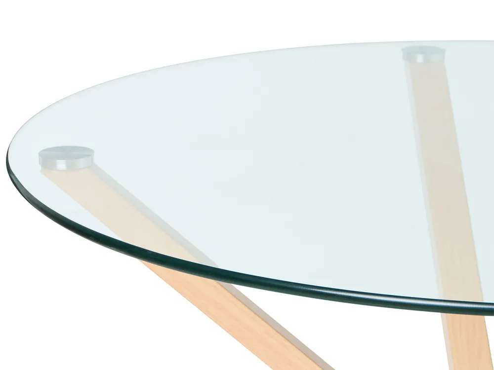 Esstisch ALTURA Transparent 90 cm 90 cm_793009