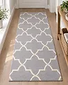 Teppich SILVAN Hellgrau 80 x 150 cm Wolle
