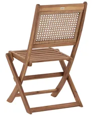 Gartenstuhl 2er Set PARAGGI zertifiziertes Akazienholz Dunkelbraun_928453