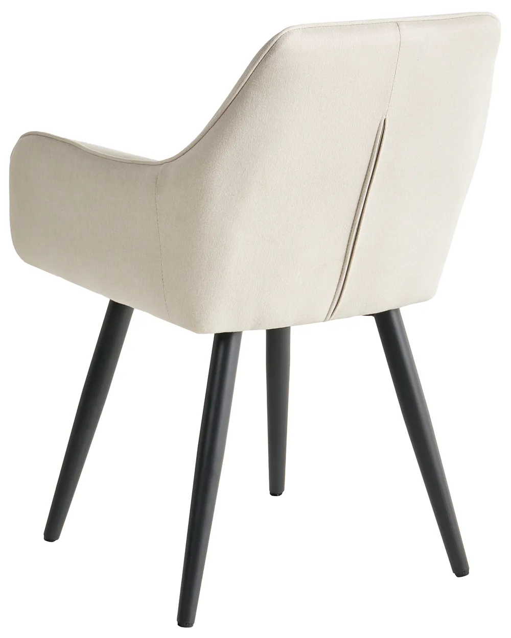 Set of 2 Dining Chairs TIRANO Faux Linen Light Beige_1042026