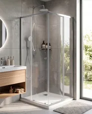 Duschkabine HUAPI 90 x 90 x 190 cm Silber_1116682