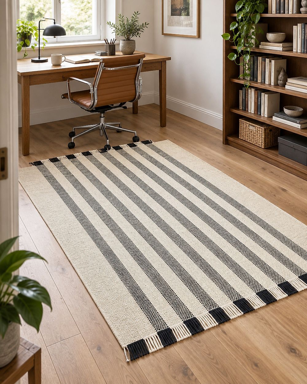 Rug TACETTIN White 160 x 230 cm Wool