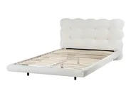 Bed Boucle SOULISSE 120 x 200 cm (EU Small Double) Off-White_1129905