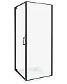 Duschkabine DARLI 70 x 70 x 185 cm Schwarz