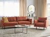 Living Room Set 4 Seater VINTERBRO Chenille Golden Brown
