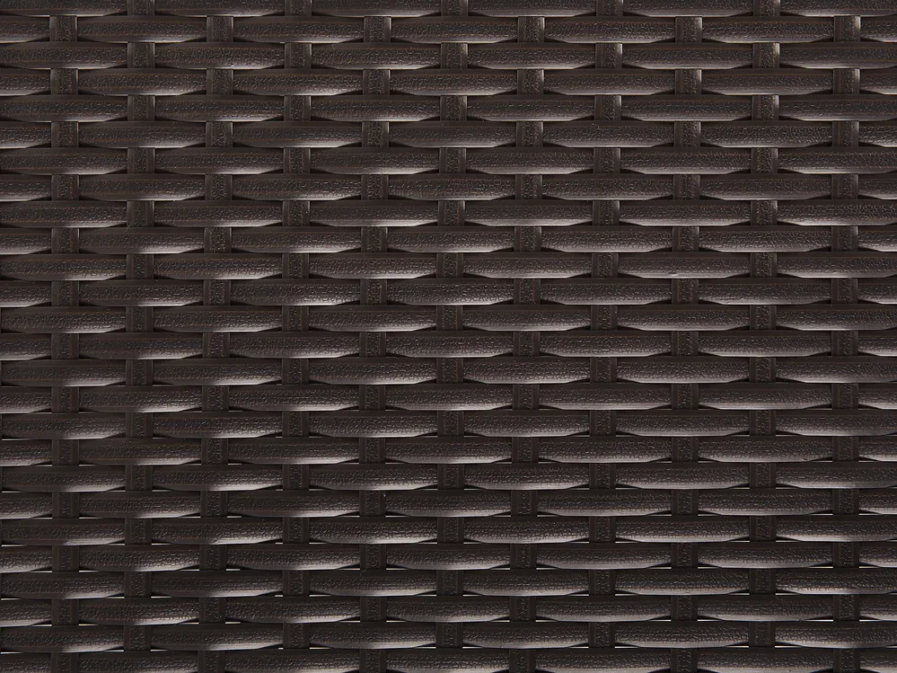 Sonnenliege mit Kissen VASTO mit Relaxfunktion Polyrattan Braun_802161