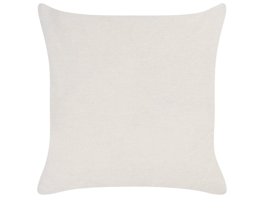 Dekokissen 2er Set SOPHORA 45 x 45 cm Grau Blumenmuster_857878