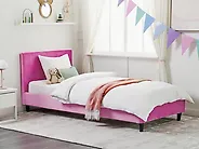 Bed Frame Cover Velvet FITOU 90 x 200 cm Fuchsia Pink_1187699