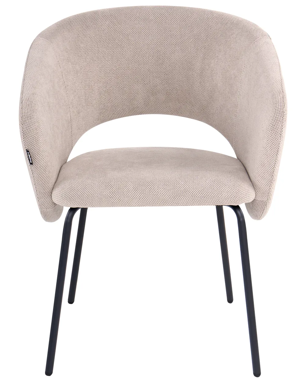 Esszimmerstuhl 2er Set BLAKELY Stoff Taupe_1055393