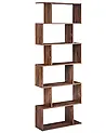 Bücherregal mit 6 Ebenen VALDOSA 191 cm Dunkelbraun