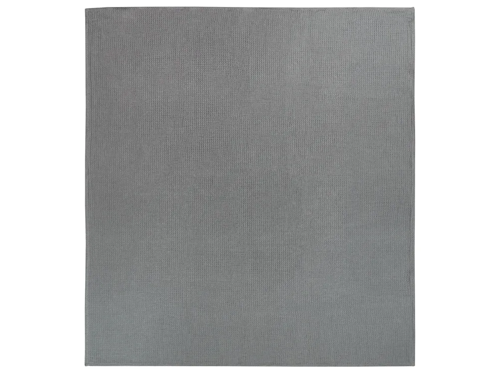 Tagesdecke RAGALA Baumwolle 200 x 220 cm Dunkelgrau_915511