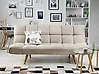 Schlafsofa 2-Sitzer INGARO Stoff Beige