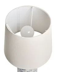 Table Lamp LEMPA Ceramic White/ Blue_1032659