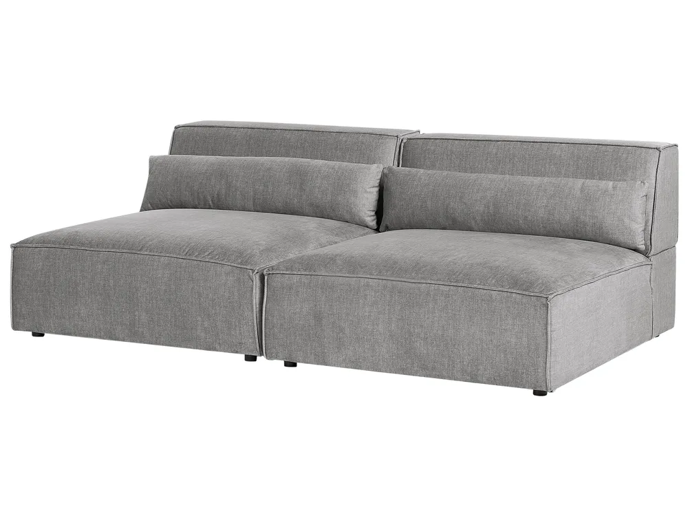 Modular Sofa 2 Seater HELLNAR Fabric Grey_912036