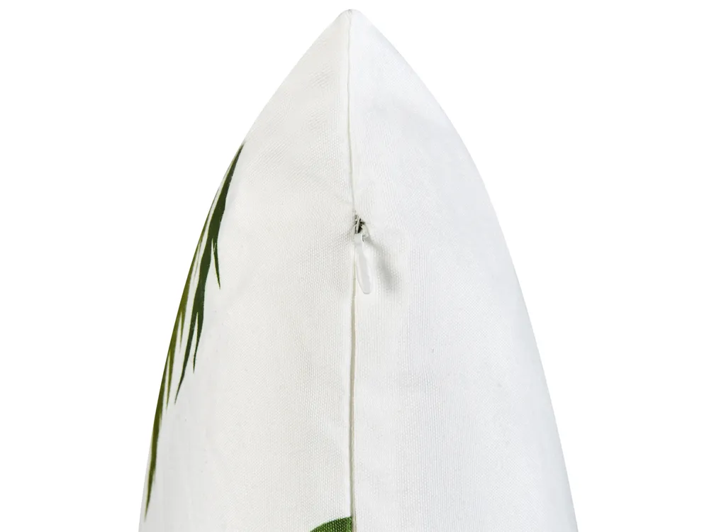 Gartenkissen 2er Set SEASIDE Pflanzenmuster 45 x 45 cm Grün_976615