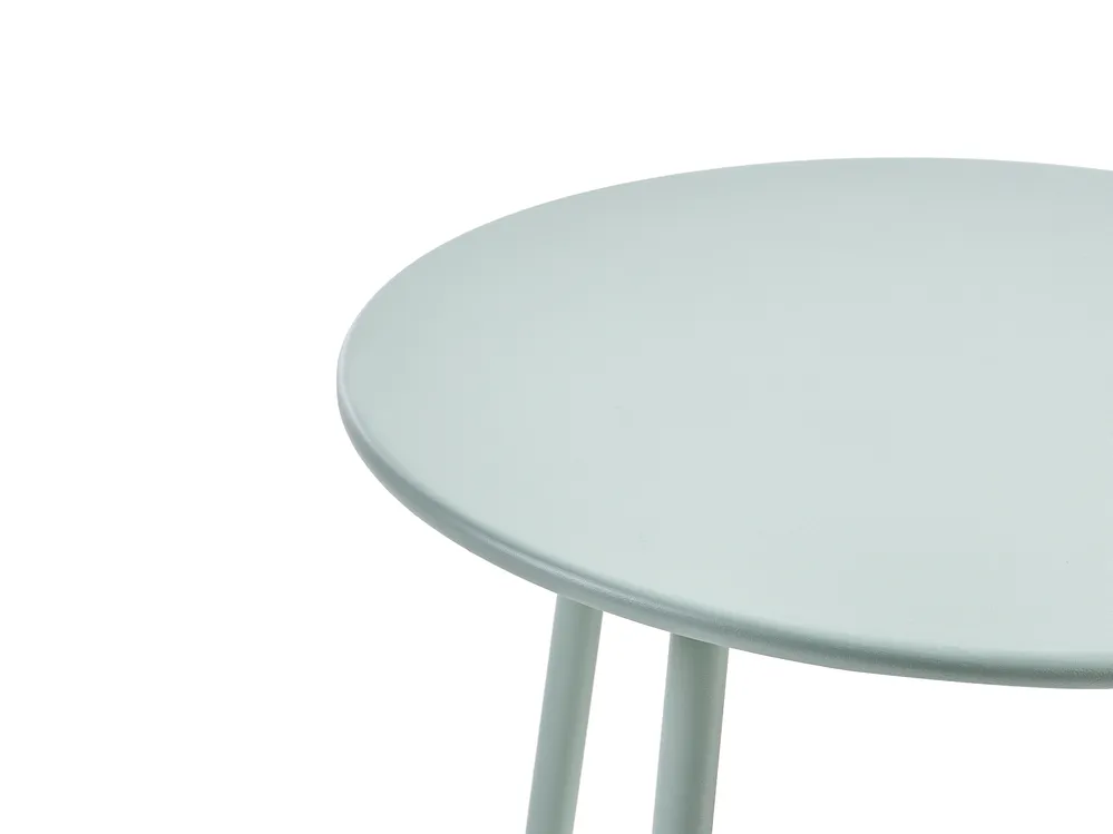 Lounge Set mit Tisch 2-Sitzer PASTO Metall Mintgrün_1057509