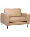 Sessel SAVALEN Kunstleder Beige