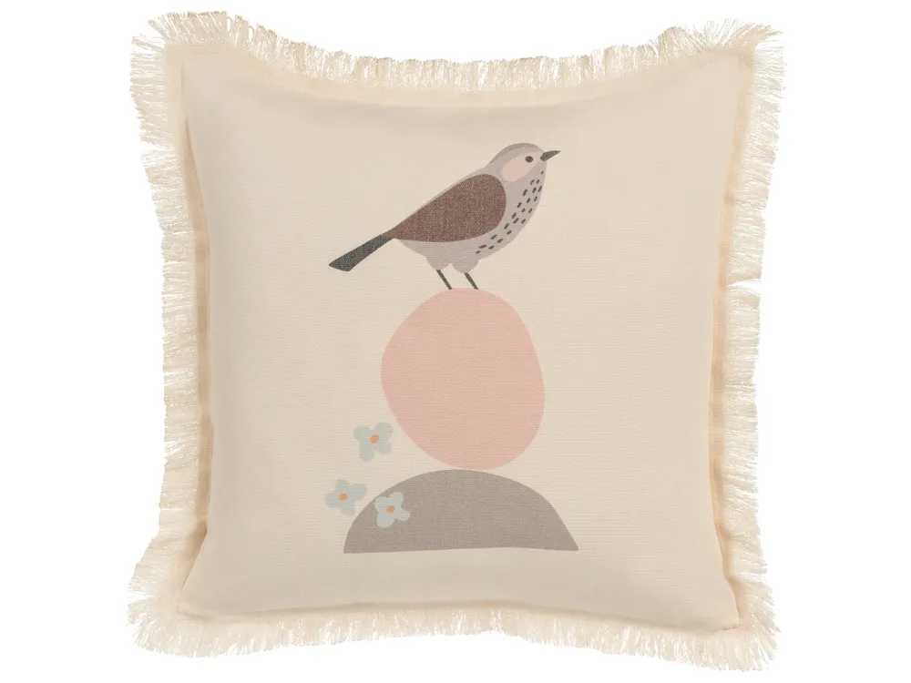 Dekokissen 2er Set WATTLE 60 x 60 cm Hellbeige Tiermuster_877769