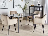 Esstisch DORCAS Schwarz 150 cm 90 cm_850657
