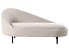 Linksseitige Chaiselongue VALREAS Stoff Taupe
