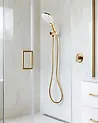 Shower Head and Hose Kit IQUIRA 4-function Gold