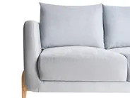 Sofa 2-Sitzer GIMO Chenillegewebe Hellblau_1036361