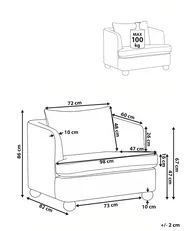 Sessel RATTVIK Chenillegewebe Braun_1066540