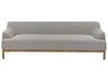 Sofa 3-Sitzer SOSJO Stoff Hellgrau