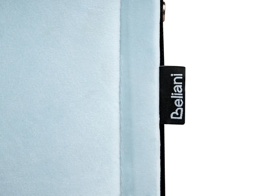 Ausziehbett Samtstoff EYBURIE 90 x 200 cm Hellblau_953270