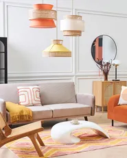 Pendant Lamp BATALI Rattan Mustard_862399