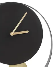 Wanduhr MAGLAND 30 cm Metall Schwarz_941185
