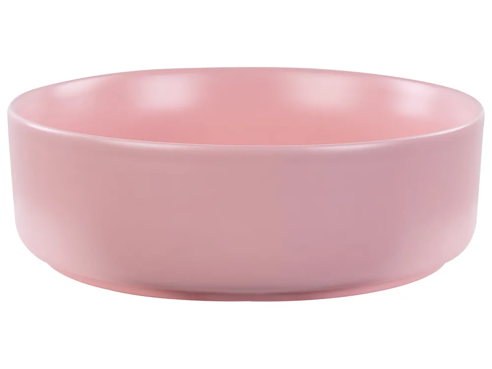 Countertop Basin GUDAR ⌀ 370 mm Ceramic Pink_934700