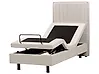 Adjustable Bed Fabric DUKE II 80 x 200 cm (EU Small Single) Light Beige