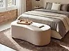 Ottomane AMAL Stoff Beige