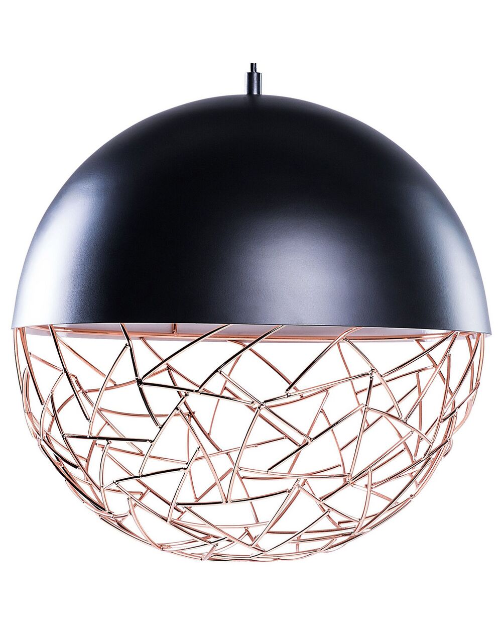 Lampe suspension PADMA Métal Noir