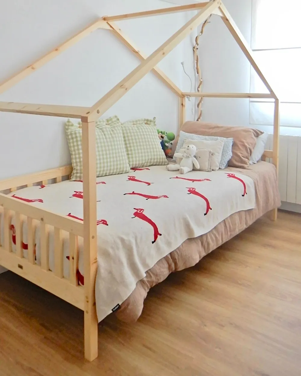 Kuscheldecke REERH Baumwolle 130 x 170 cm Beige_977832