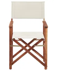 Set of 2 Garden Chairs CINE Acacia Wood Dark Green_819084