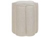Pouf TAPPEN Kunstleinen Beige