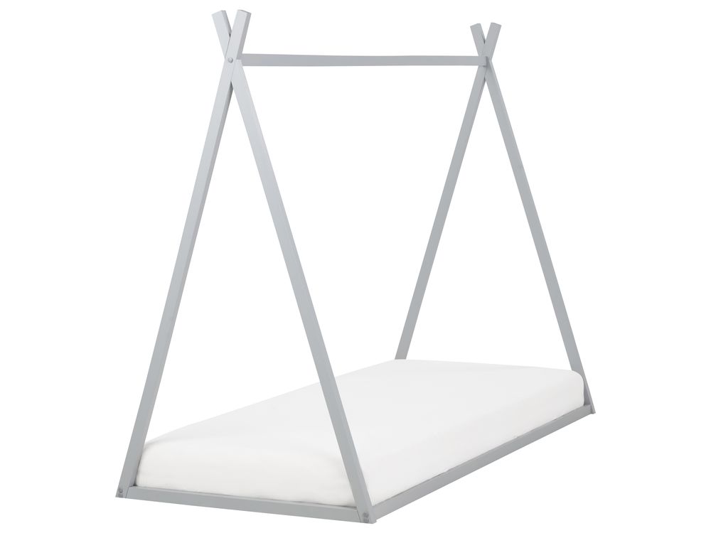 Otroška postelja Teepee Borov les SAURAT 90 x 200 cm Siva